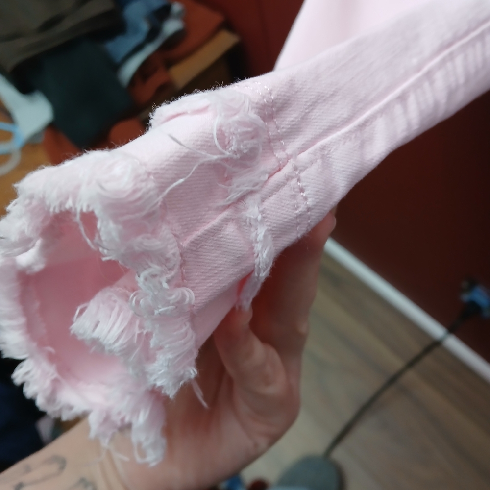 Lilly Pulitzer 29" South Ocean High Rise Calla Light Pink Jean Size 14 - Picture 12 of 16